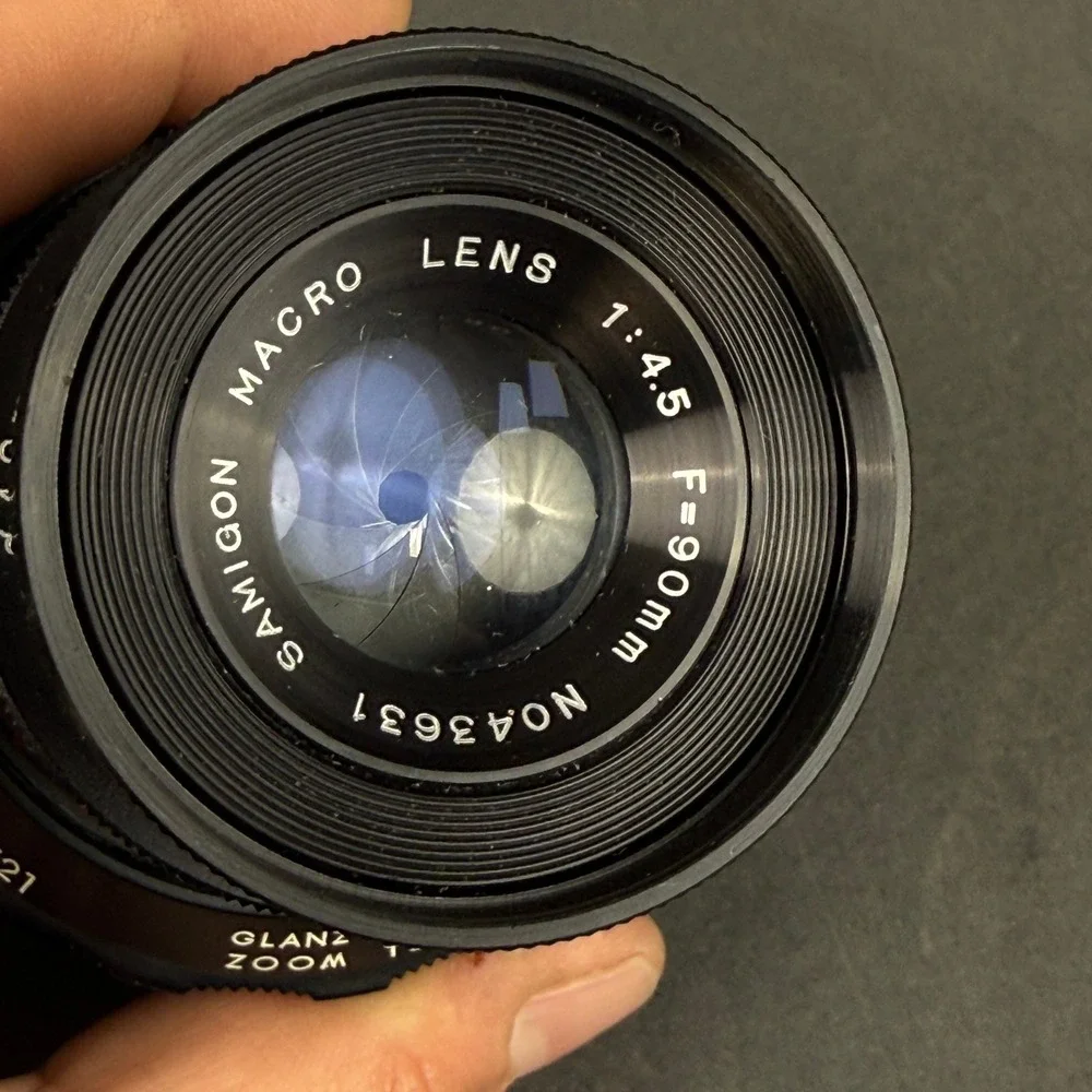 Samigon Glanz Micro T-M Zoom Teleshot Adapter 90mm Macro Lens Set Japan